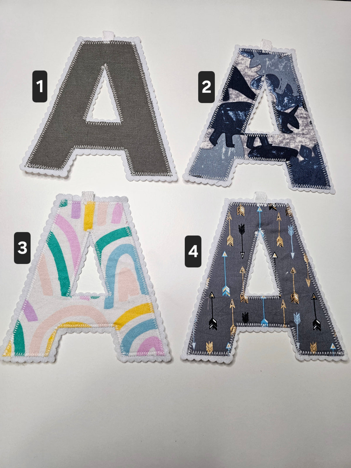 "A" ~ Letter Garland ~ Premade