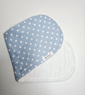 Baby Blue Spots Burp Cloth