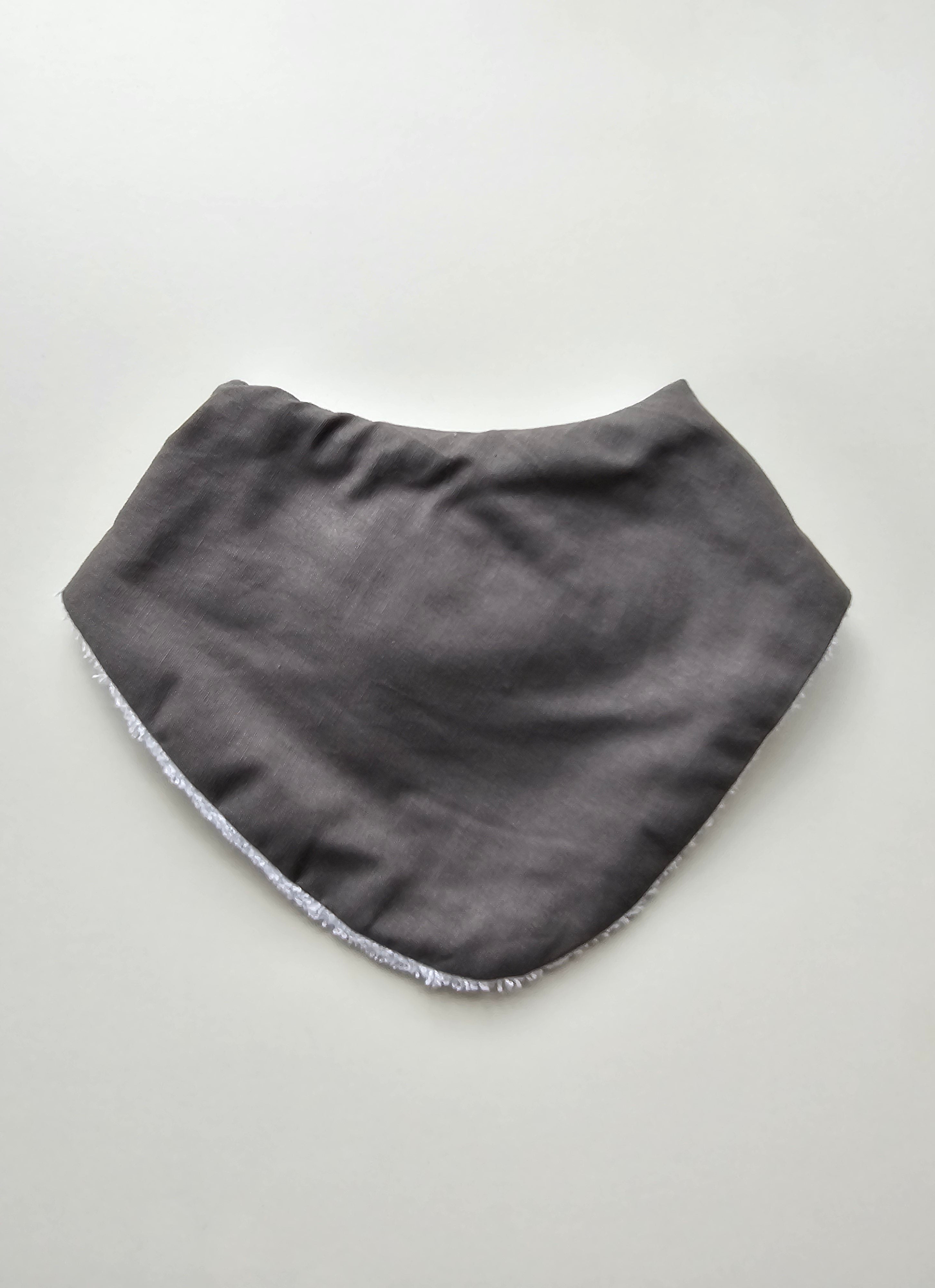 Grey Bandana Dribble Bib