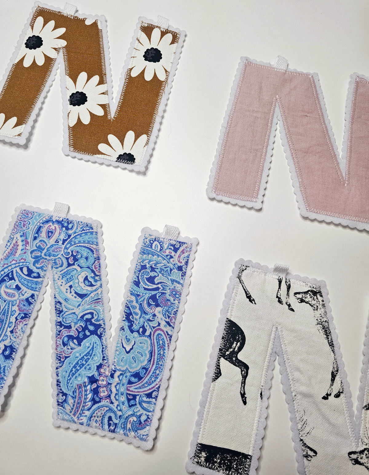 "N" ~ Letter Garland ~ Premade