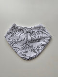 Monochrome Dinos Bandana Dribble Bib