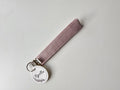 Blush Linen Wristlet