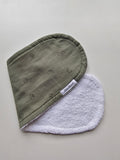 Khaki Friends Burp Cloth