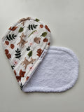 Flannelette Foraging Burp Cloth