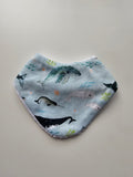 Whales Bandana Dribble Bib
