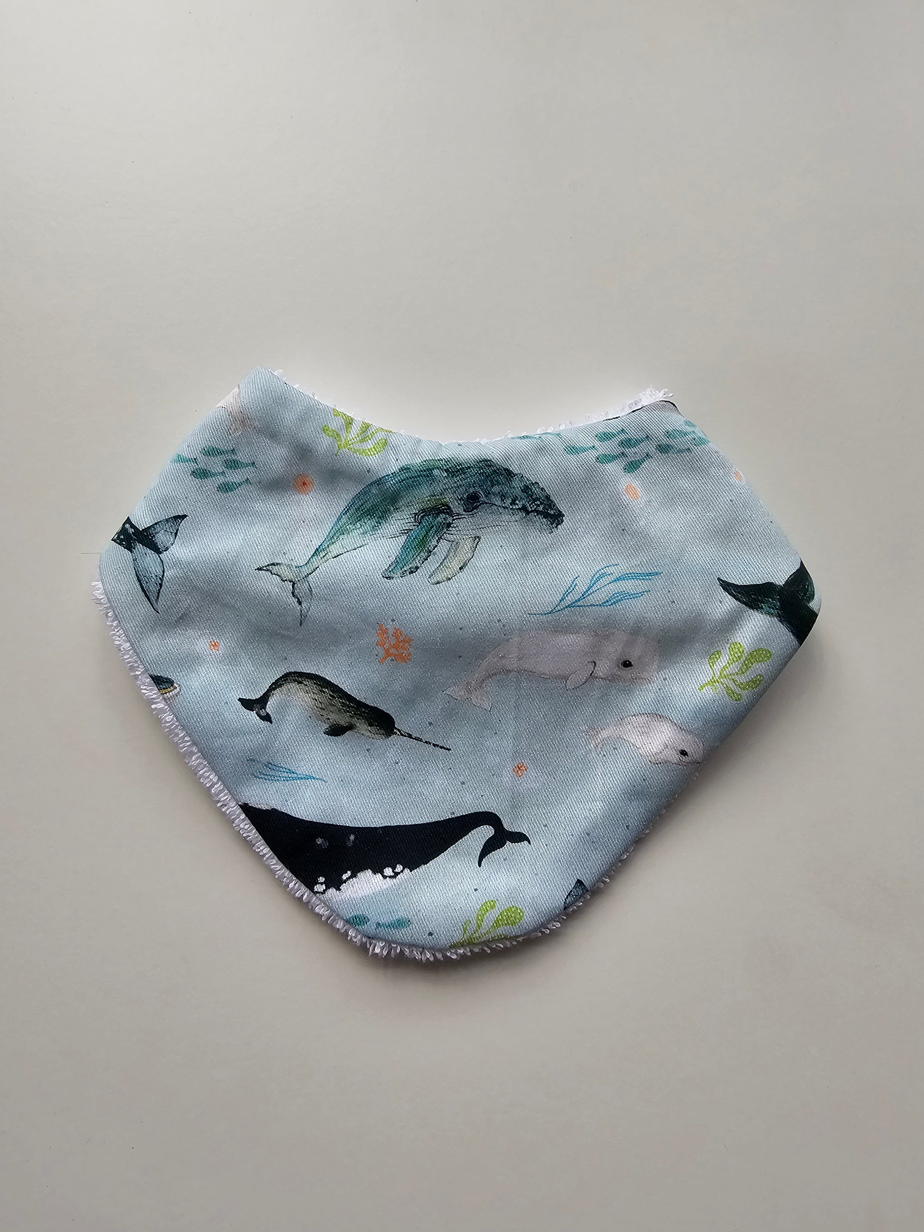 Whales Bandana Dribble Bib