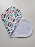 Feathers Burp Cloth