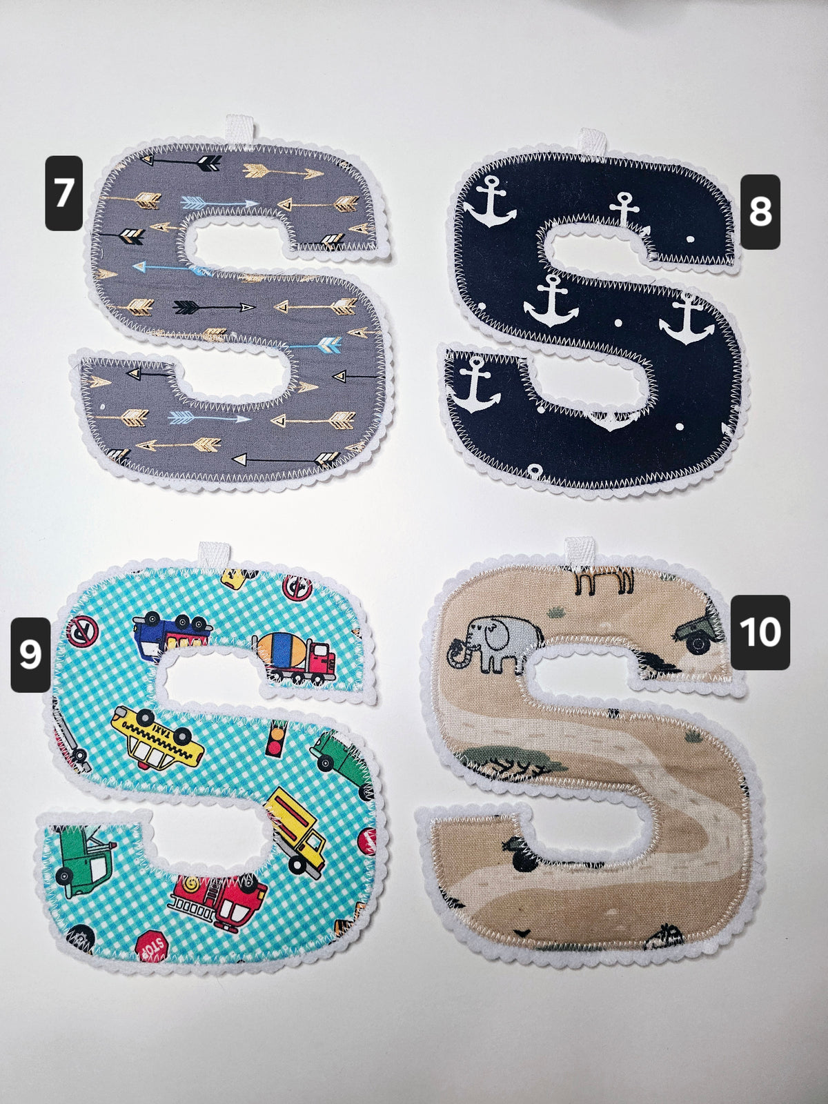 "S" ~ Letter Garland ~ Premade